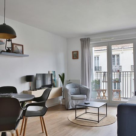 "Starry In So" 47M2, Lits Jumeaux, Parking Gratuit, Rue Calme Et Arboree, Metro 10 Min, Stade De France 24Min A Pied Saint-Ouen  Exterior foto