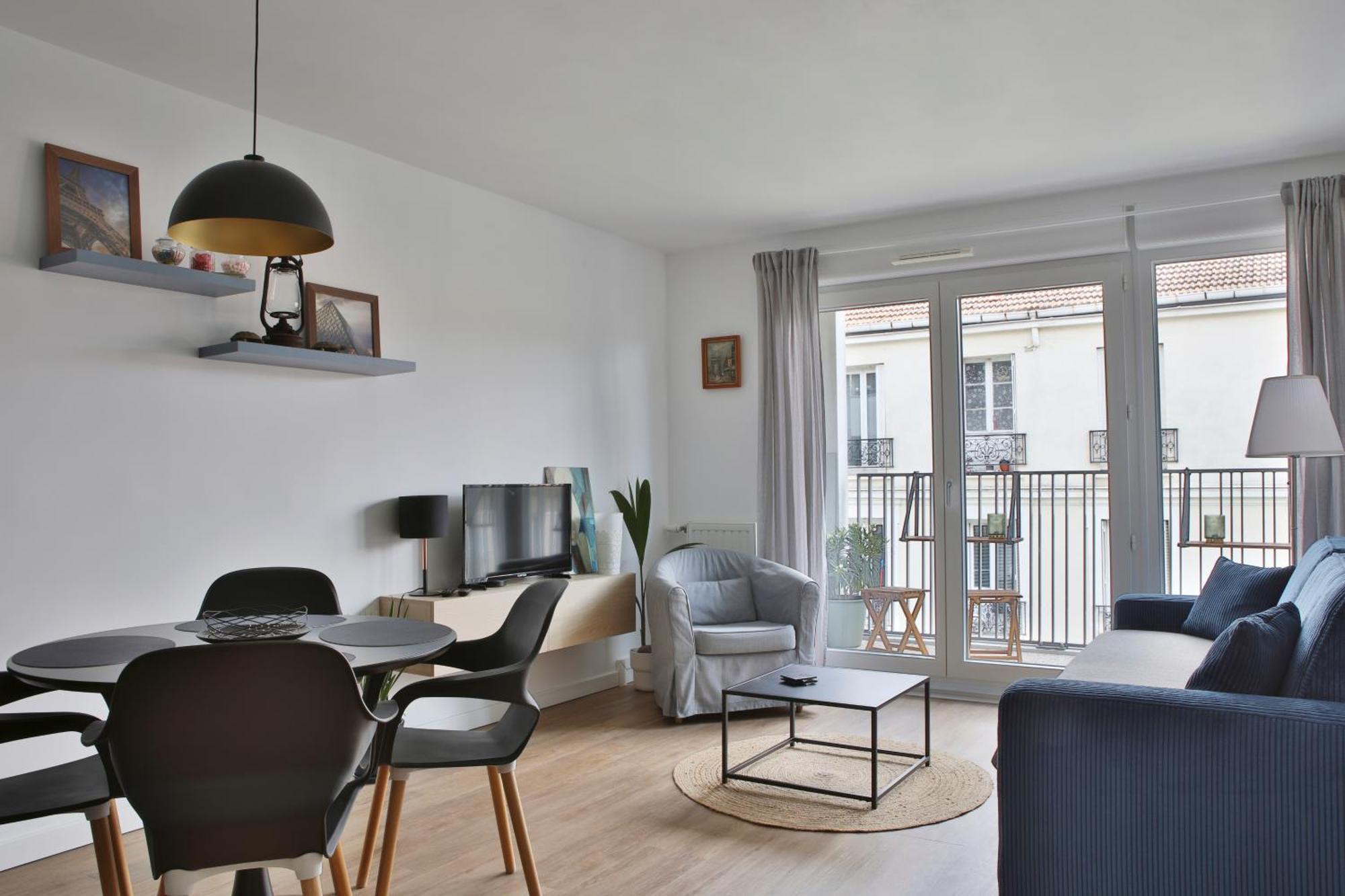 "Starry In So" 47M2, Lits Jumeaux, Parking Gratuit, Rue Calme Et Arboree, Metro 10 Min, Stade De France 24Min A Pied Saint-Ouen  Exterior foto